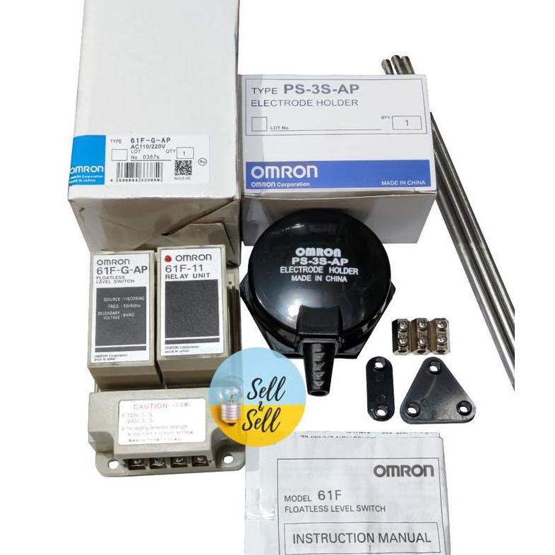 1 SET SENSOR AIR OTOMATIS OMRON PS-3S-AP / PAKET WLC OMRON PS3S READY