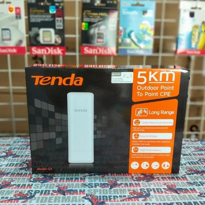 TENDA O3 5km Outdoor Point To Point CPE - TENDA 03 Wireless Router