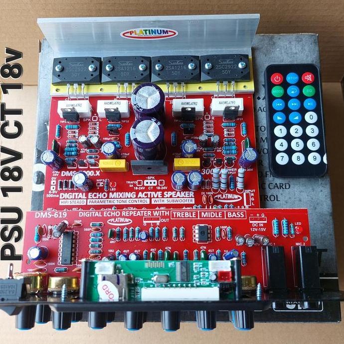 Promo Kit Pcb Speaker Aktif Bluetooth Mp3 Mixing Echo Mic Sanken Jengkol Cod