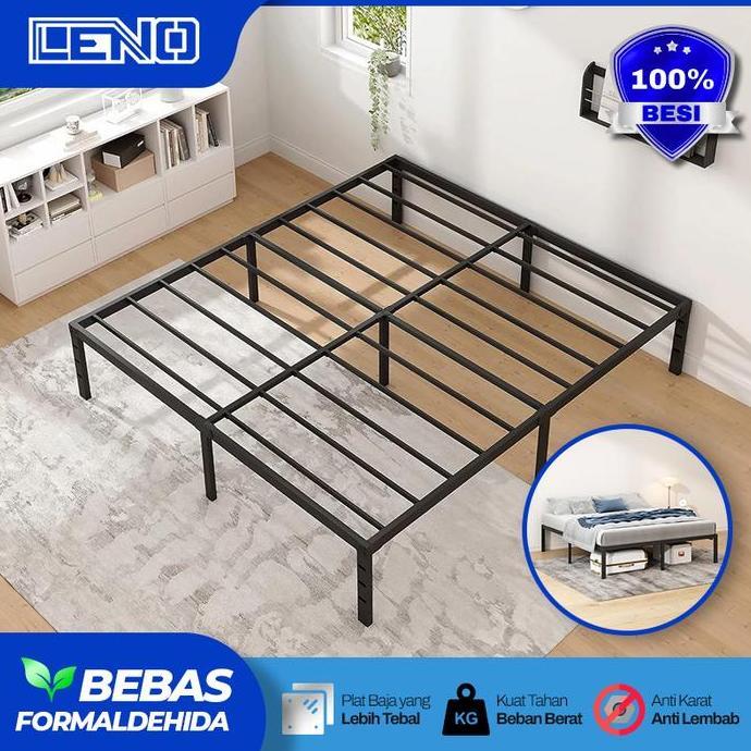 C_BAGASJAYA77 - RANJANG KASUR BESI DIPAN KASUR 100% BEIS ANTI KARAT | DIVAN TEMPAT TIDUR BESI KOKOH 