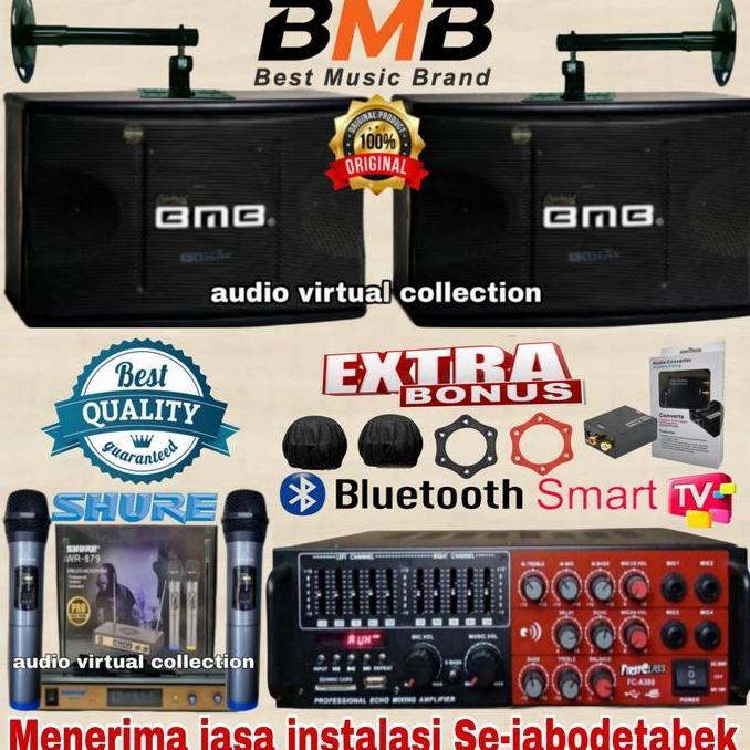 Promo Paket Sound Speaker Karaoke Bmb ( Hemat I ) Original Cod