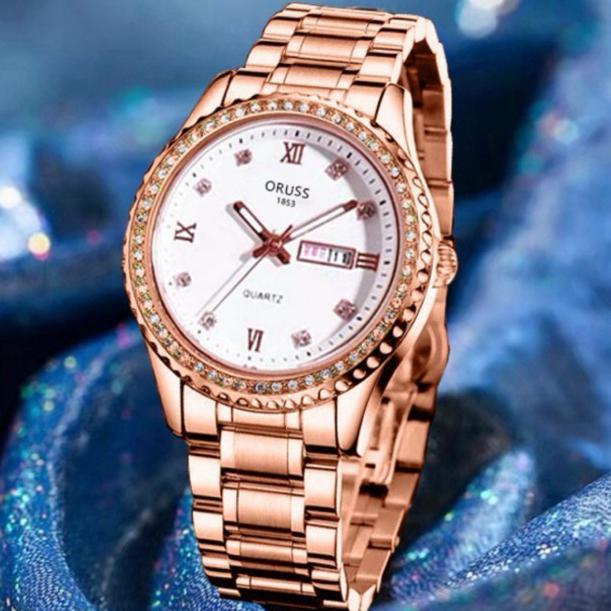 Jam Tangan Wanita Original ORUSS Anti Air Import Mewah Korea DISKON