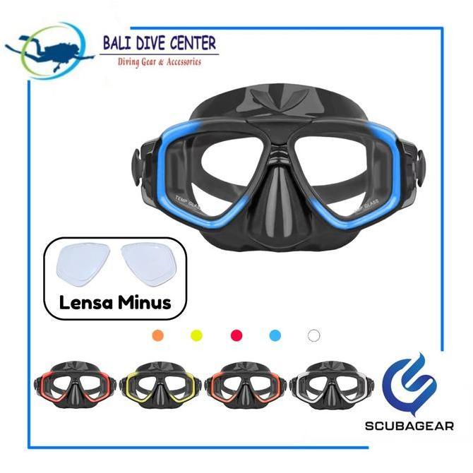 HARGA DISC - SCUBAGEAR Mask Zoom with Lensa Minus  - Mask Snorkeling