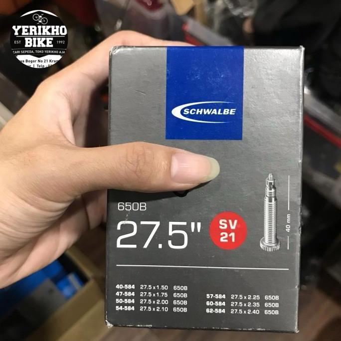 Ban Dalam Schwalbe 27.5 x 1.50 - 2.40 650B Pentil Kecil 40mm