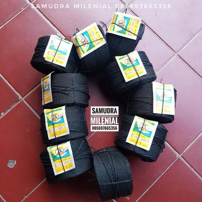 Whyx- Tali Tambang 2Mm / Tali Tambang Kecil 2 Mm Hitam Colombus Bagus