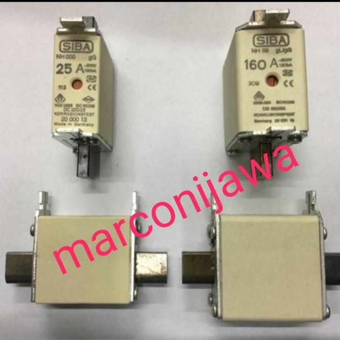 Fuse sekring siba NH000 25A