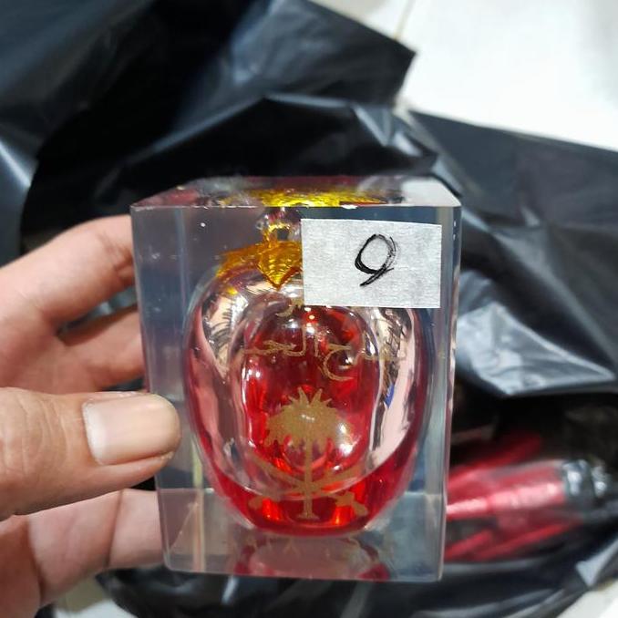 apel jin pres cair merah daun 9