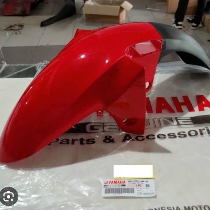 SPAKBOR DEPAN YAMAHA R15 V2 MERAH CABE ORIGINAL