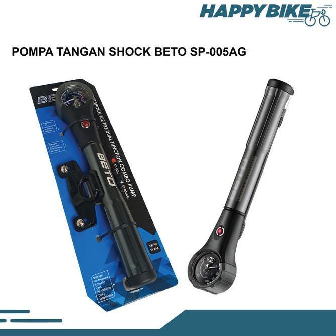 BETO Mini Pump SP-005AG Pompa Shock Sepeda MTB Downhill BMX Alloy
