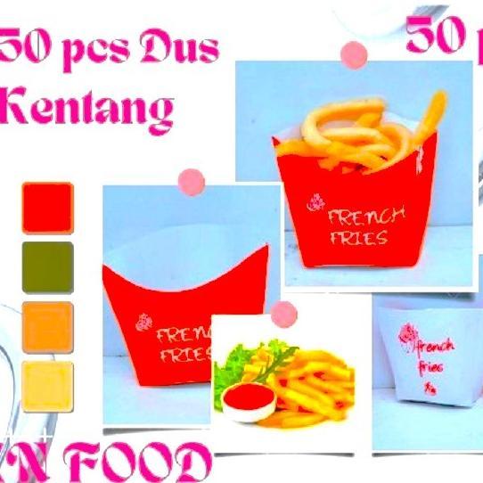 Box French Fries - Dus French Fries Kecil - Dus Kemasan Kentang Goreng
