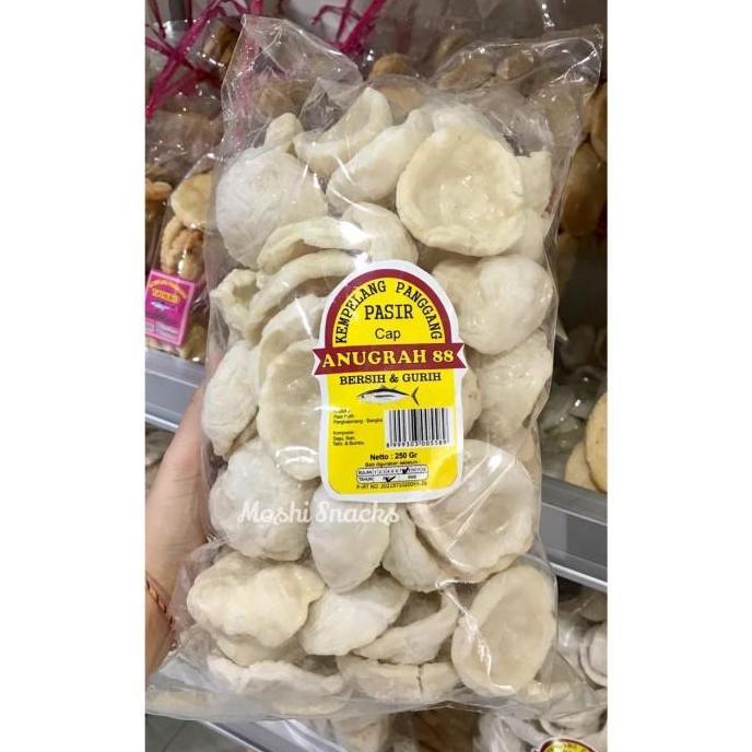 Ready Kerupuk / Kemplang Udang Goreng Pasir ANUGRAH 88 Asli Bangka 250gr