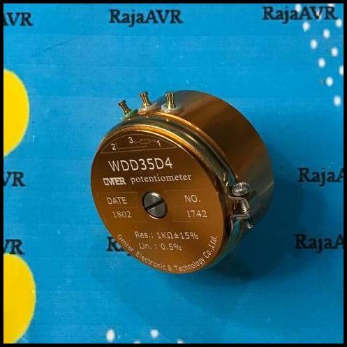 TERBARU POTENSIOMETER PLASTIC CONDUCTIVE LINEAR WDD35-D4 1K OHM 