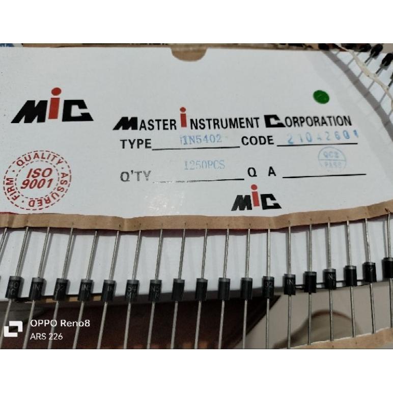 Promo Dioda 3A IN 5402 MIC original Dioda 3A MIC Roll