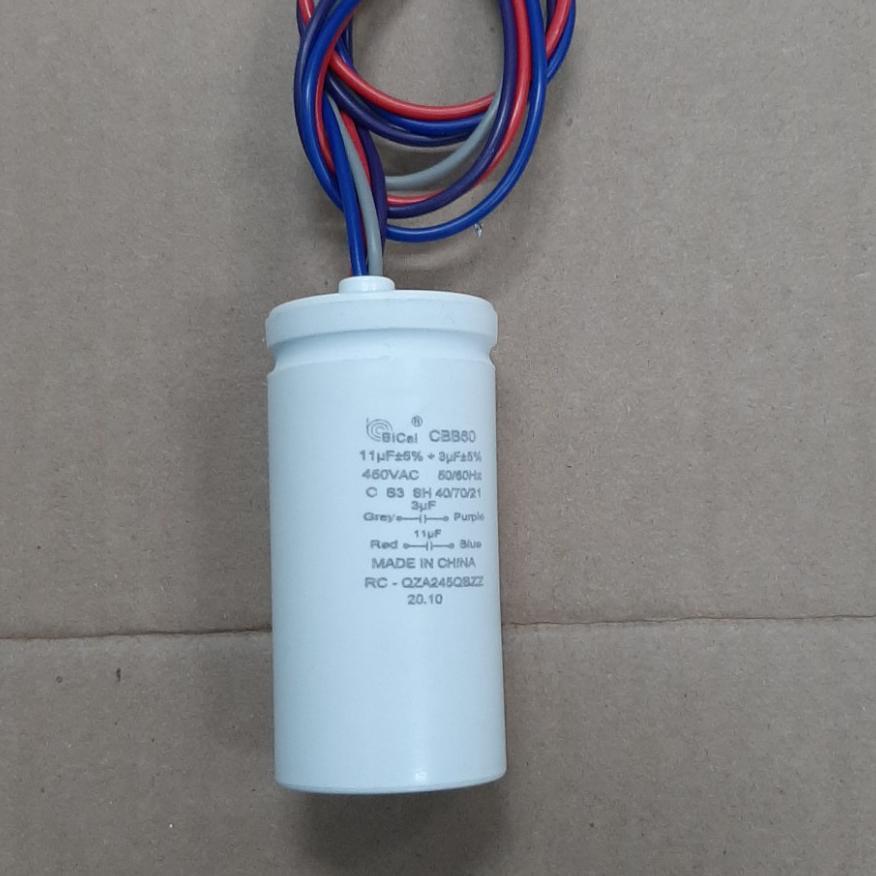 Promo CAPACITOR KAPASITOR ORIGINAL SHARP BICAI CBB60 3uf 11uf 450 VAC