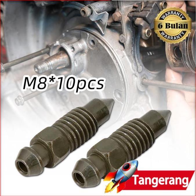 AMERZANA 10pcs Onderdil Baut Nepel Angin M8 / Nepel Angin M8/ Baut Setelan Angin