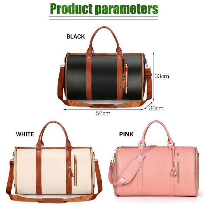 SMG Tas Penyimpanantas Baju Jas Kantor Formal Pria Wanita Blazer Tas penyimpanantas baju Kulit Lipat