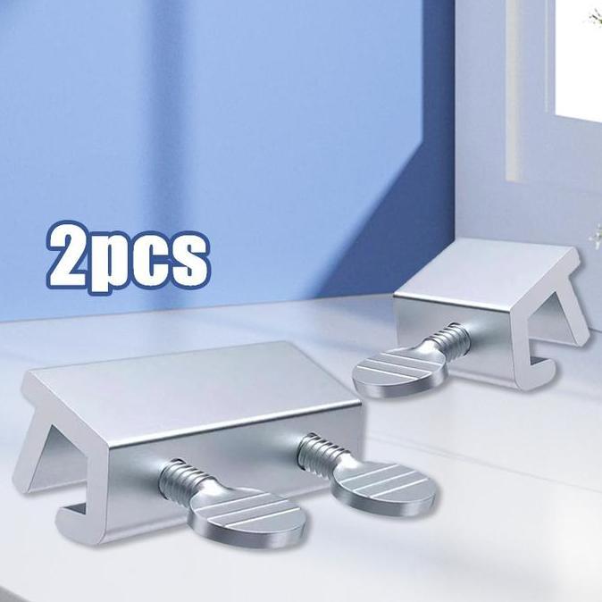 AMERZANA 2set Kunci Jendela Sliding Kunci Jendela Geser Safety Sliding Window Lock