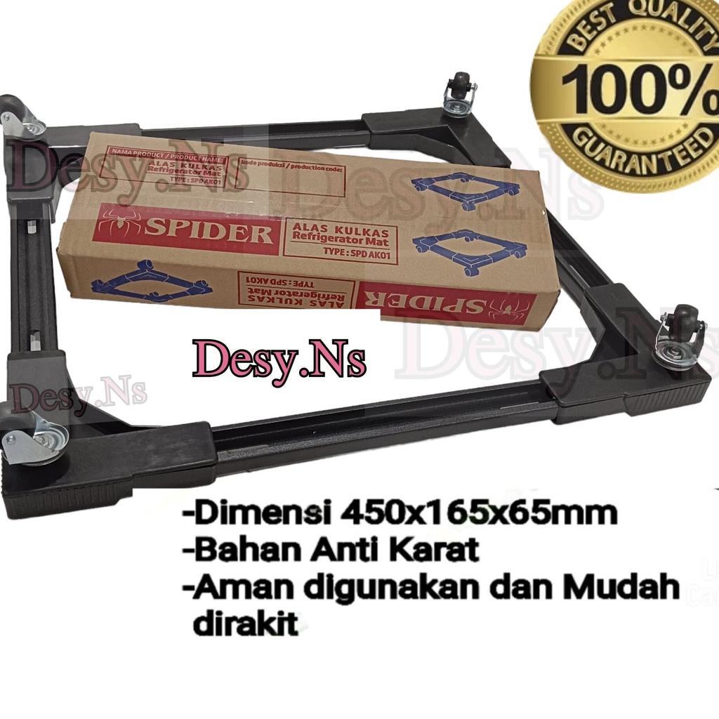 Tatakan Kulkas / Dudukan Kulkas / Kaki Kulkas / Roda Kulkas / Roda Kulkas 1 2 Pintu / Roda Mesin Cuc