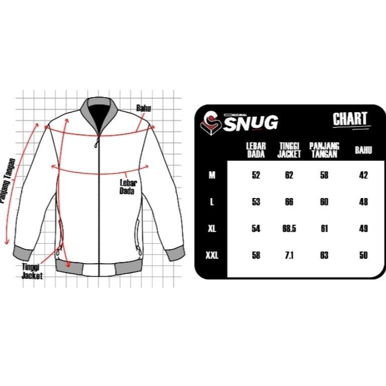 BEST SELLER Bomber Jacket Polos Snug Original Base01 Unisex Parasut KEKINIAN
