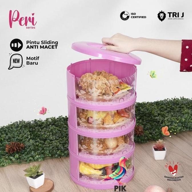 Tudung Saji 4 Susun Motif PERI