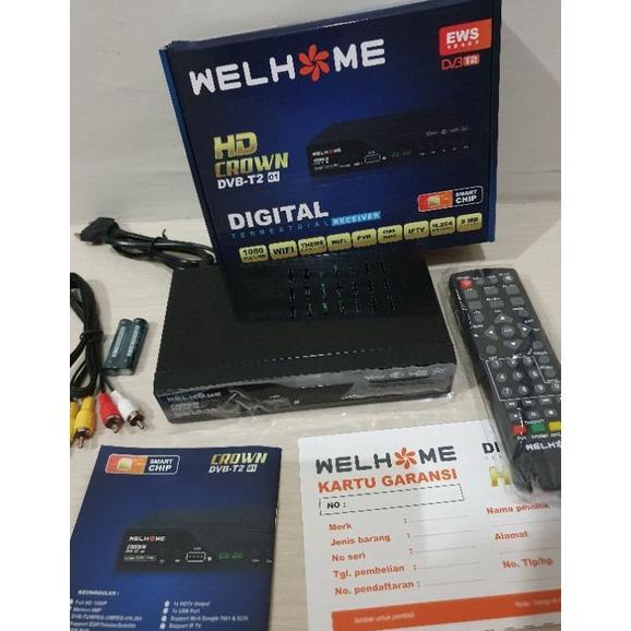 DORRLASTORE SET TOP BOX WELHOME SET TOP BOX DVB T2 MSTAR 01 02 03 DVBT2 TERMURAH