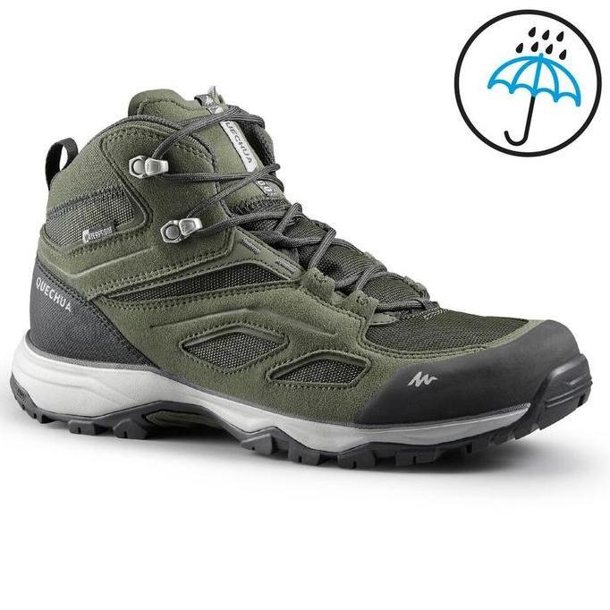 Decathlon Quechua Sepatu Gunung Pria MH100 Decathlon QUECHUA Sepatu hiking gunung tahan air pria- MH