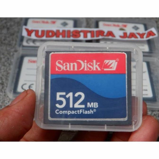 NEW MEMORY CF SANDISK 512MB MEMORY COMPACT FLASH ORI