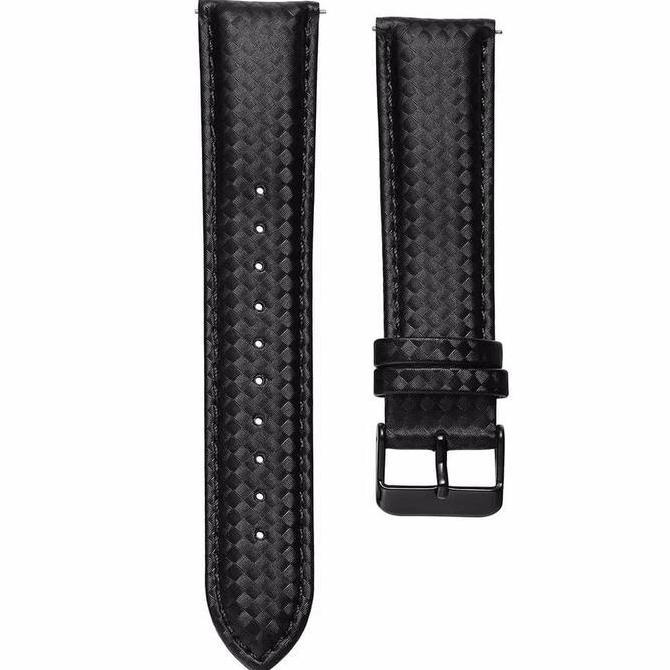 Strap LEATHER CARBON HUAWEI WATCH GT 3 GT3 46MM 42MM tali jam