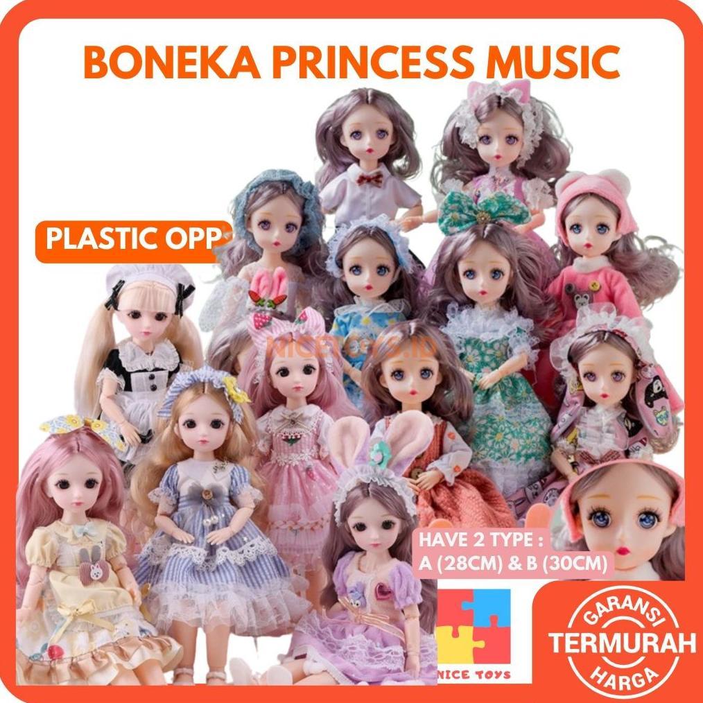 Boneka Princess Music 30cm 28cm Boneka BJD Doll 30cm Boneka Yuna 30cm DISKON