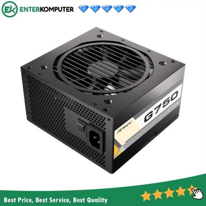 Antec Atom G750 - 750W 80+ Gold Certified - Semi Modular Power Supply - Psu 750 Watt 80+ Gold - Gara