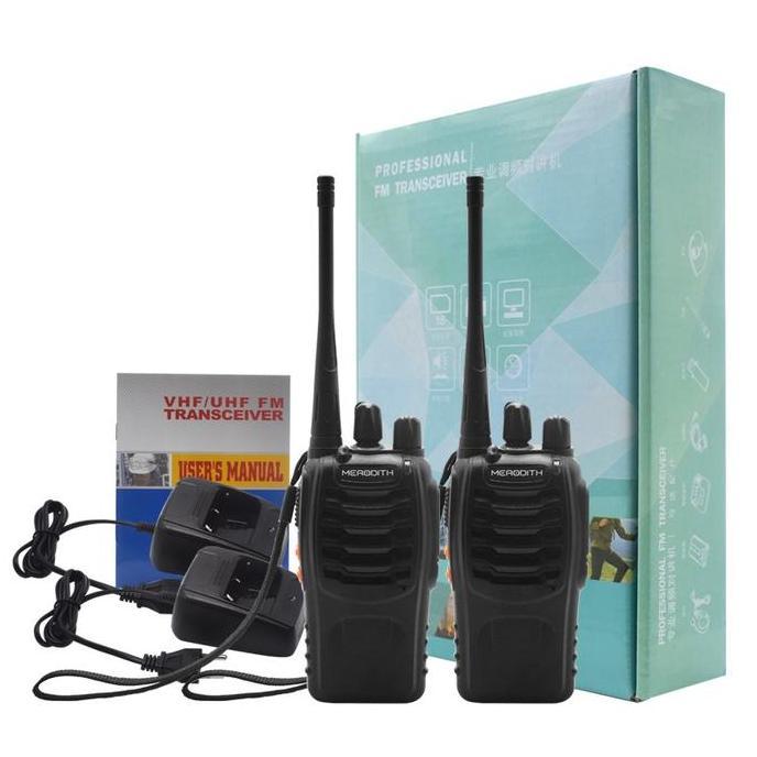 Ht 2 Unit Ht 888S 3-5Km Handy Talky Murah Walkie Talkie Radio Dua Arah 2800Mah Original 2 Pcs Walkie