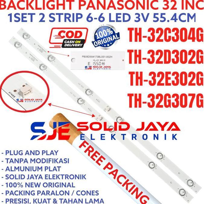 Diretto- Backlight Tv Led Panasonic 32 Inc Th 32C304 32D302 32E302 32G307 G Lampu Bl 6K 3V Th-32C304