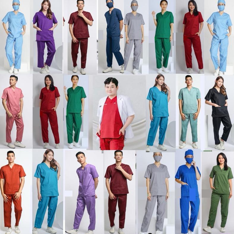 Promo Baju Oka Lengan Pendek Baju Perawat Bidan Dokter