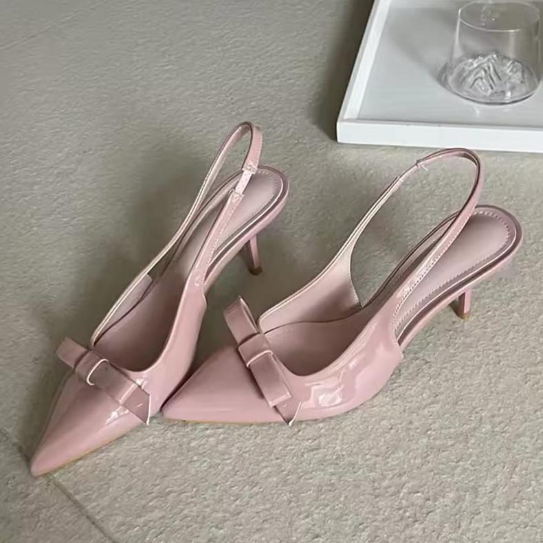 Bagus Mnstore Y002 Sepatu Heels Wanita/Sepatu Heels Runcing Big Size 36/44 Hak 7Cm