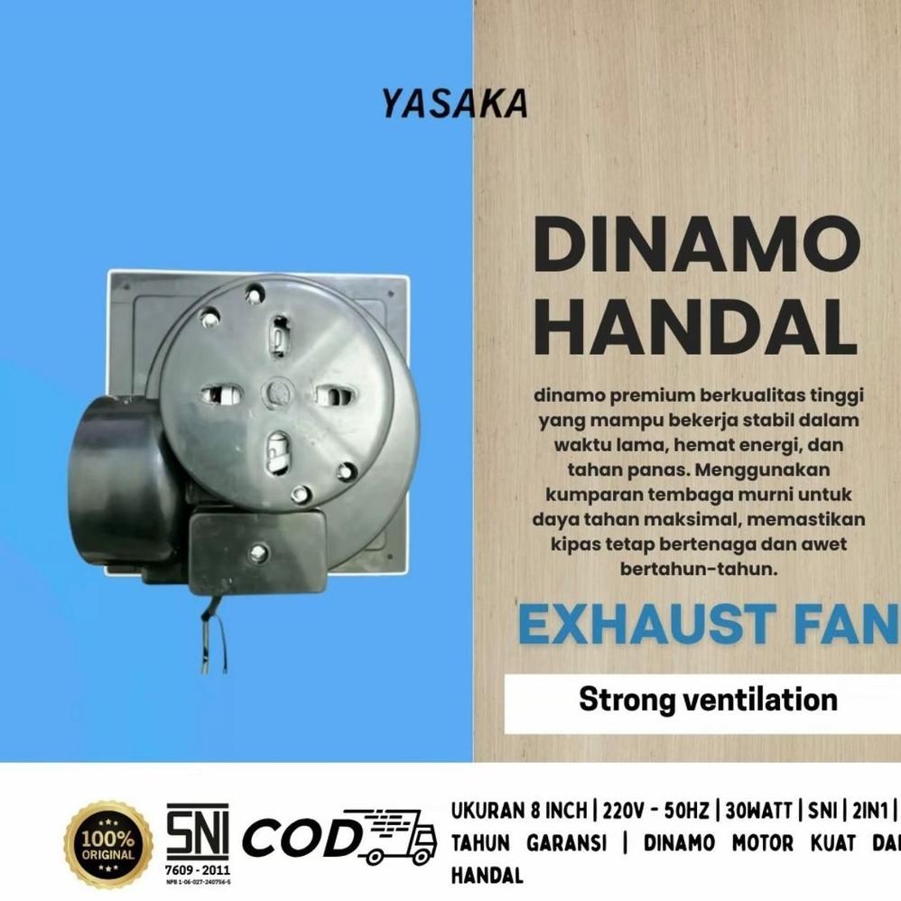 hot deals exhaust fan blower 8/10/12 inch: ventilasi udara kapasitas besar cocok plafon/dinding, tah