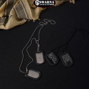 Kalung Dog Tag - Swarna Tactical - Military ID