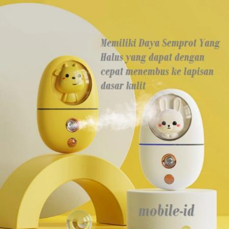 HOT DEALS Mini Nano Spray Boneka Gepeng 35ml Nano Mist Premium Nano Cute Nano Lucu [Anti Bocor]