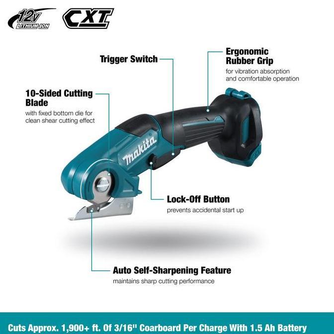Sale Makita Mesin Potong Serbaguna Baterai Cp100Dz Cordless Multi Cutter 12 Volt Max Cp 100 Dz Unit 