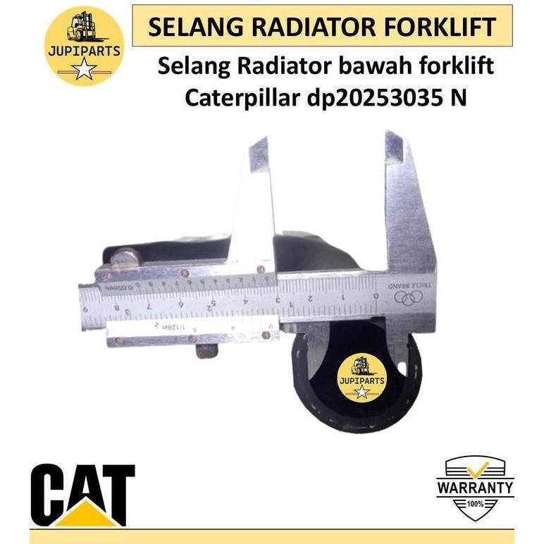 56 Selang Radiator Bawah Forklift Caterpillar Dp 20/25/30/35N Caterpillar  Forklift