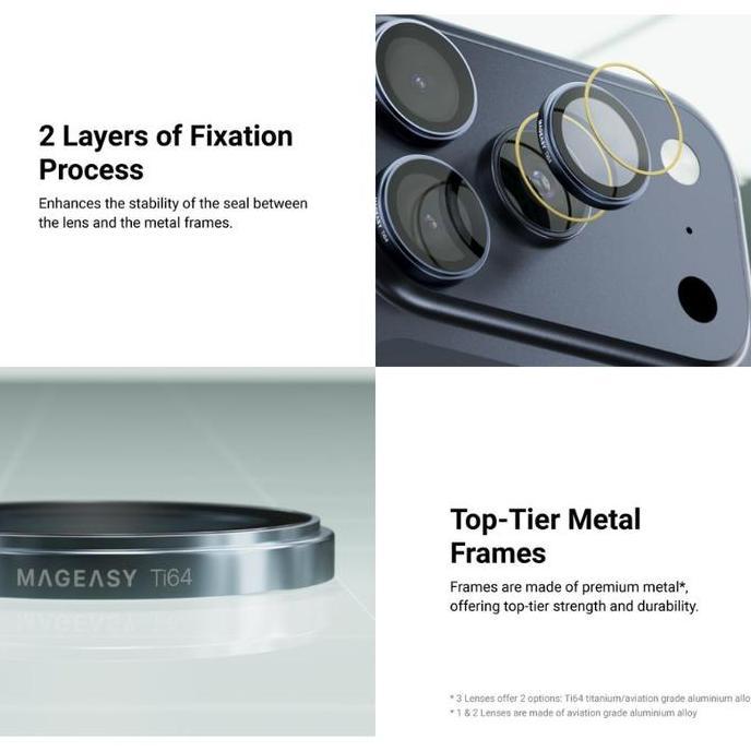 Sale Lens Protector Compatible For Iphone 17 Pro Max Air Mageasy Lenz Sapphire Camera Ring Guard Met