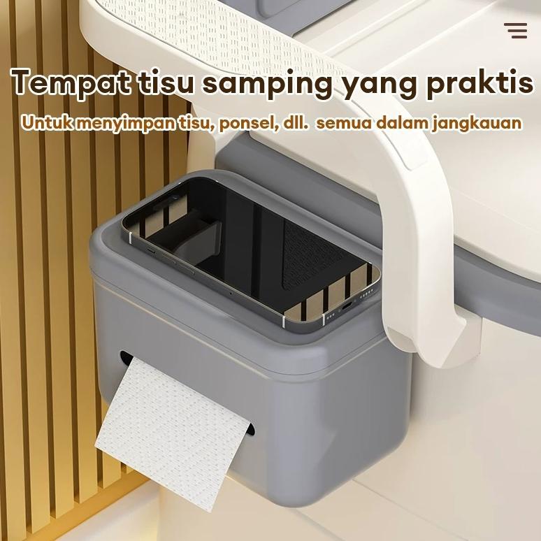 Salvo Closet Jongkok Closet Duduk Toilet Portable Kursi Toilettraining Anak Pispot Dewasa Wanita
