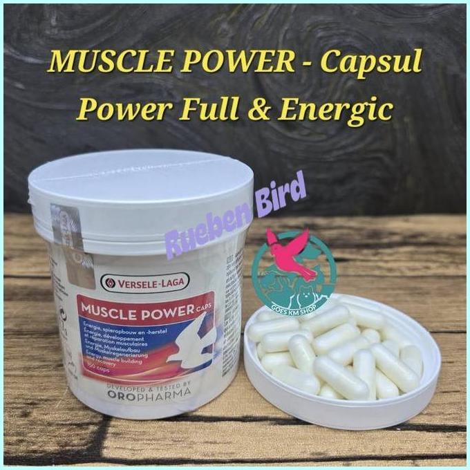 Versele Laga Muscle Power Capsule Vitamin Otot Merpati Balap