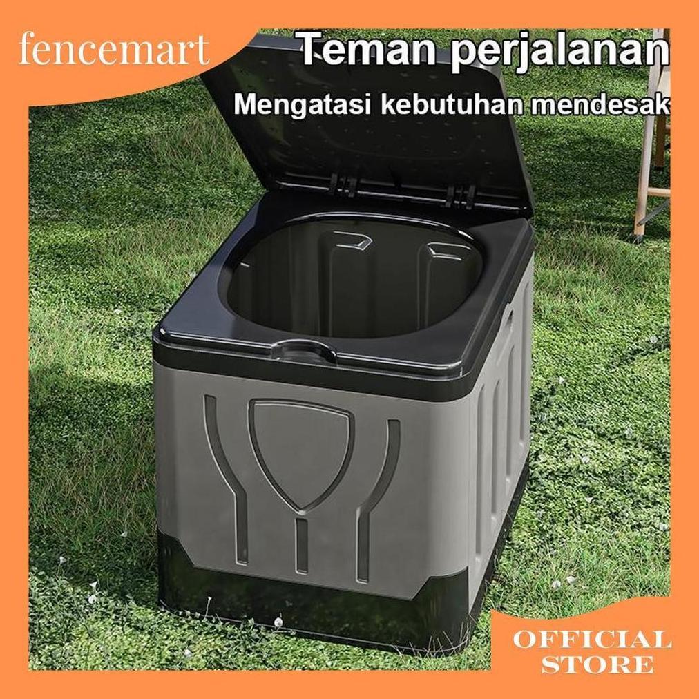 Mobile Toilet Lipat Luar Ruangan Duduk Portable Lansia Portable Toilet Pregnant Women Adult Plastic 