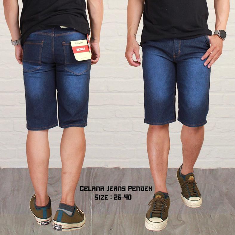 SUPER DEAL (BELI 1 GRATIS 1) Celana Jeans Pendek Pria 2023 TERBARU DI TOKO SHARAHCOLLECTION