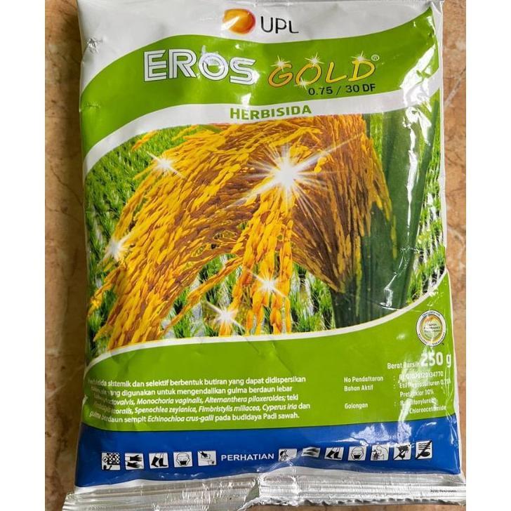 Herbisida Pembeku Biji Gulma Padi Eros Gold 250 Gram Original