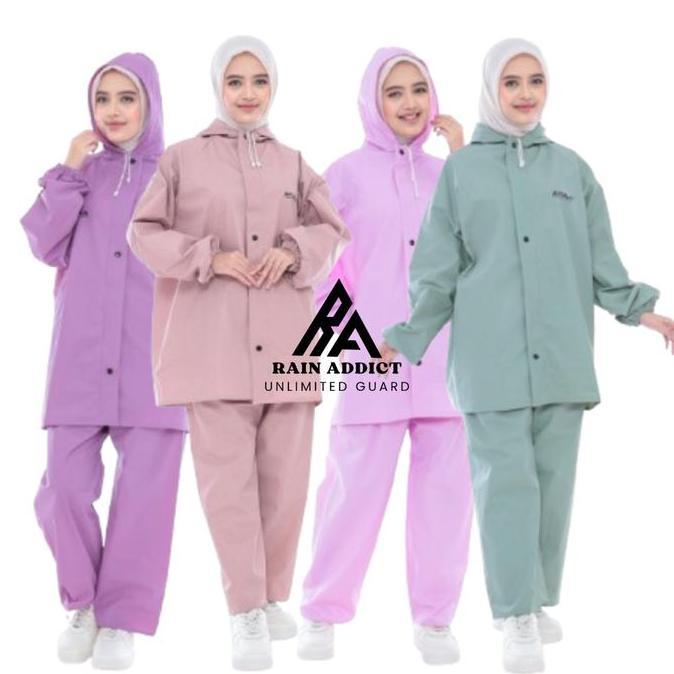 AKULA - JAS HUJAN PRIA WANITA TEBAL ANTI AIR TIDAK MUDAH SOBEK