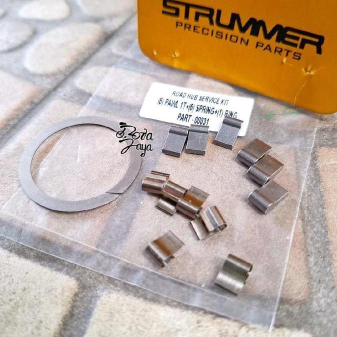 6 PAWL PLAT PELATUK FREEHUB STRUMMER - HUB SERVICE KIT MTB STRUMMER 6 PAWL 1T