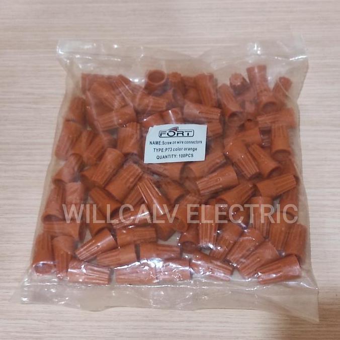 Ready LAS DOP KABEL 2.5MM ORANGE / LASDOP KABEL2, 5MM / KONEKTOR KABEL 2,5MM