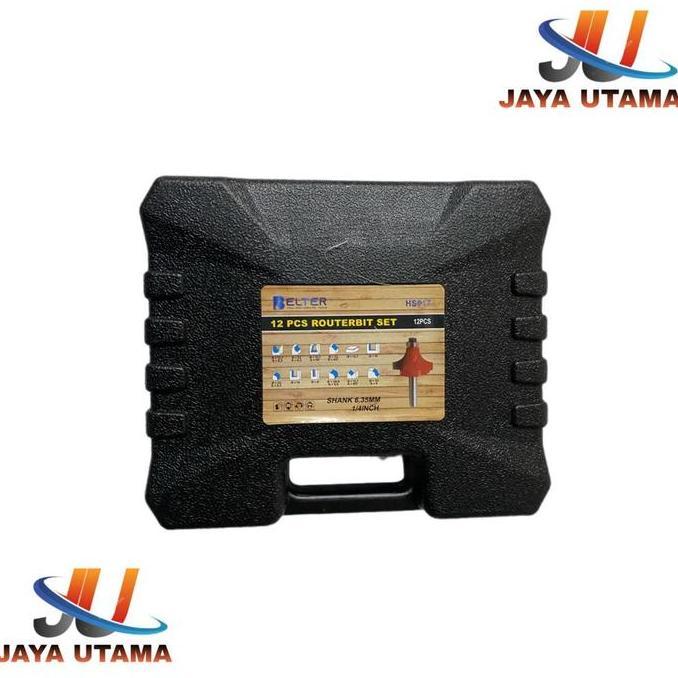 Mata Profil Kayu 1/4" 12 Pcs Mata Router 1/4 Inch Mata Profil Ukir Kay