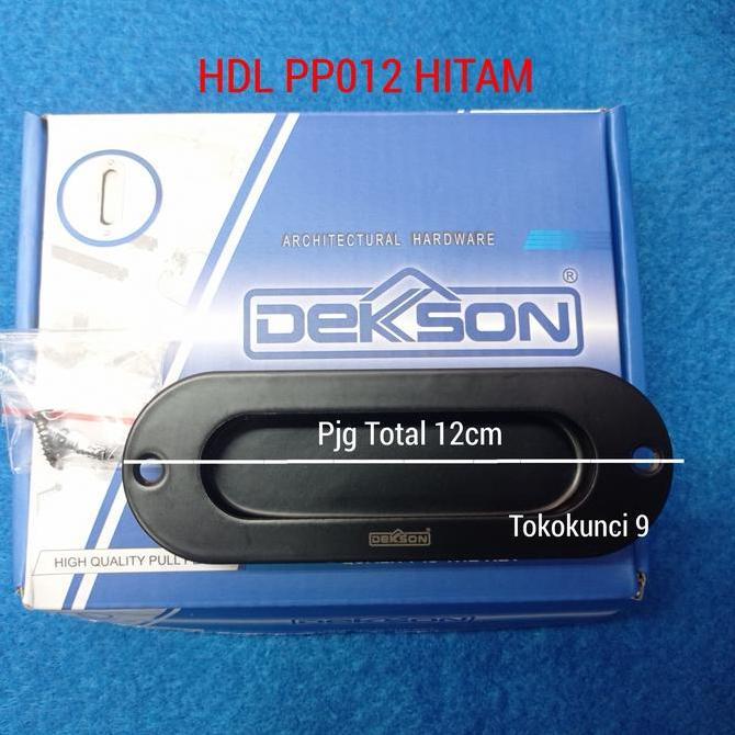 Handle Tanam Dekson Hitam PP012 BLACK Tarikan Pintu Geser